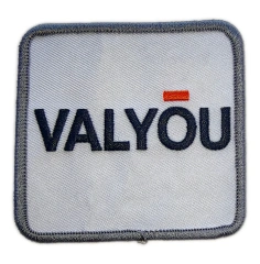 Custom Embroidered "VALYOU" Logo Patch (Display Sample)-Front Side