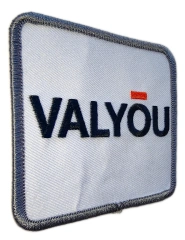 Custom Embroidered "VALYOU" Logo Patch (Display Sample)-Left Side