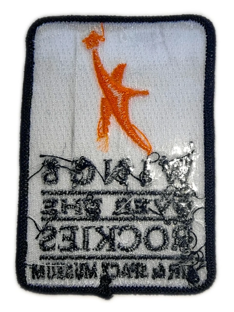 Custom Embroidered "Wings Over the Rockies Air & Space Museum" Logo Patch (Sample)-Back Side