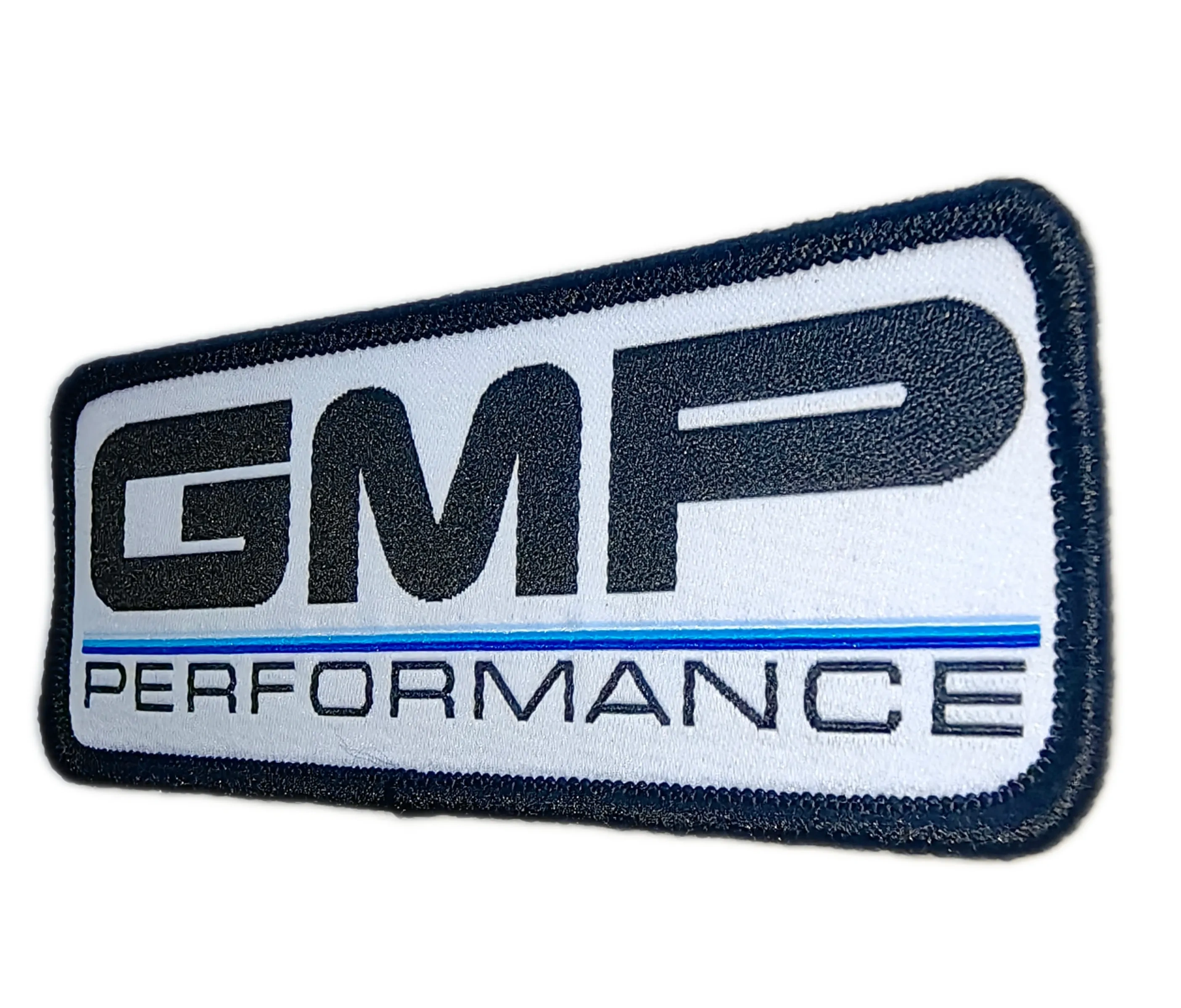 Custom Woven "GMP Performance" Logo Patch (Display Sample)-Right Side