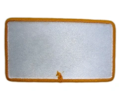 Custom Sublimated "Grouper Fish" & Saltwater Fishing Patch (Display Sample)-Back Side