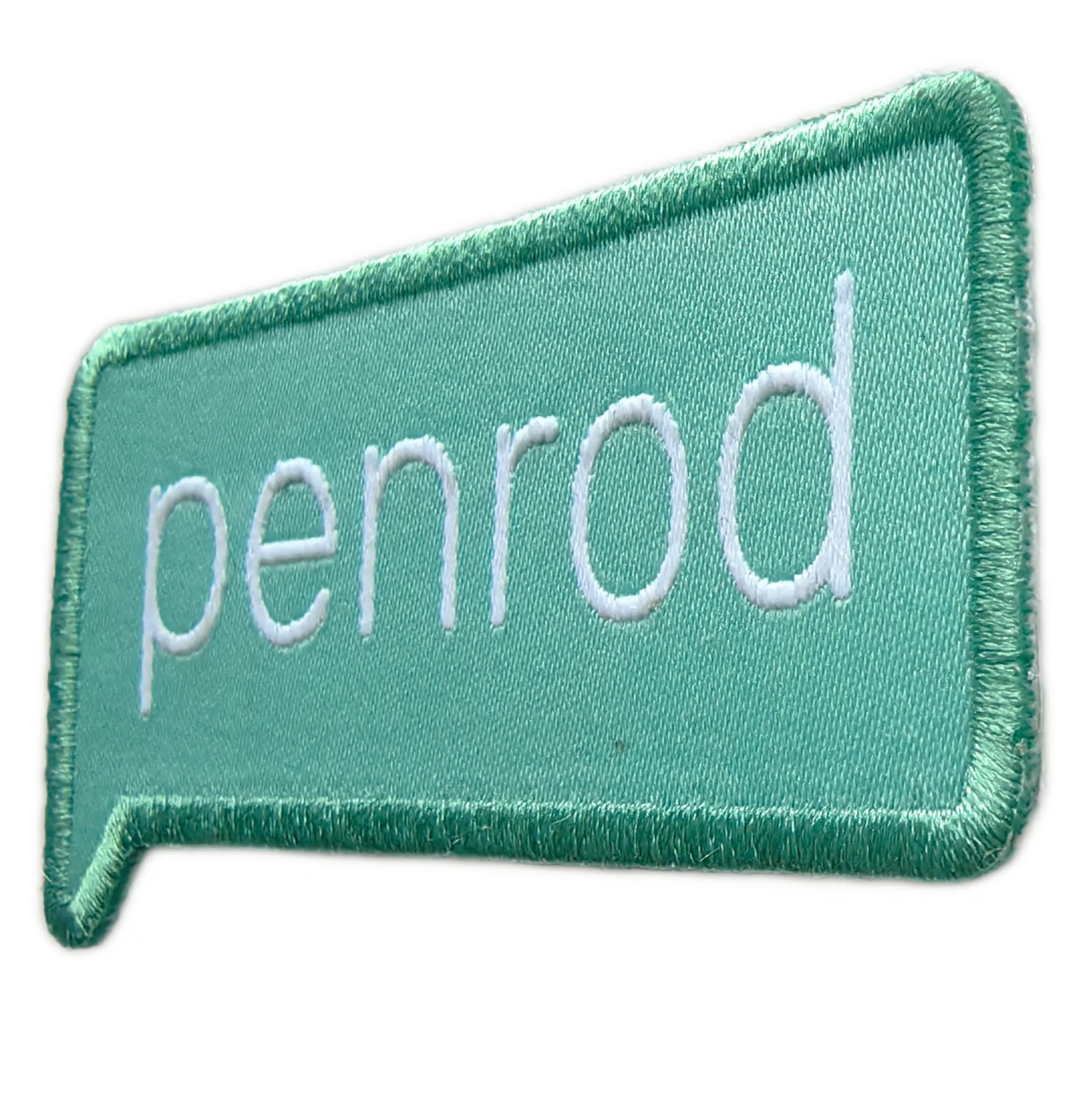 Custom Woven Patch Example: "penrod" Speech Bubble (Display Only)-Right Side