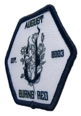 Custom Sublimated Patch Showcase: August Burns Red "J" Design-Right Side