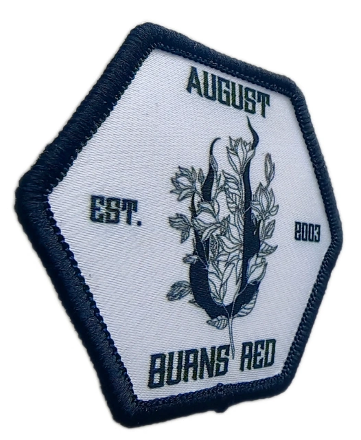 Custom Sublimated Patch Showcase: August Burns Red "J" Design-Left Side