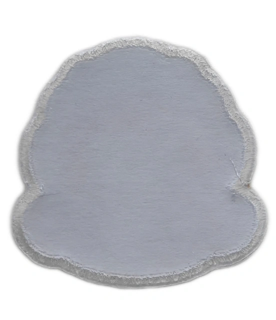 Custom Sublimated "SUPER WOW!" Text Patch-Back Side