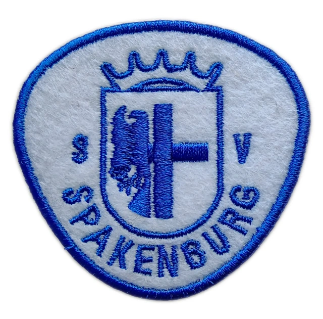 Custom Embroidered Felt Patch Example: SV Spakenburg Logo-Front Side