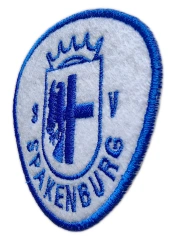 Custom Embroidered Felt Patch Example: SV Spakenburg Logo-Right Side