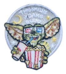 Custom Embroidered Patch Example: "Midnight Snack Club" Gremlin-Back Side