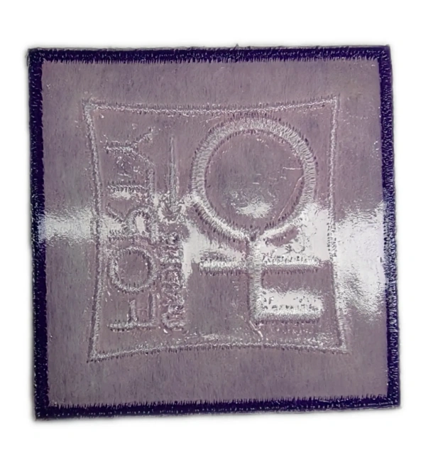 "40 Under Forty" Square Recognition Sample Patch-Back Side