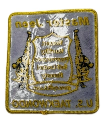 Master Jeon U.S. Taekwondo Sample Patch-Back Side