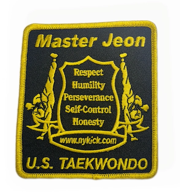 Master Jeon U.S. Taekwondo Sample Patch-Front Side