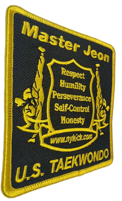 Master Jeon U.S. Taekwondo Sample Patch-Left Side