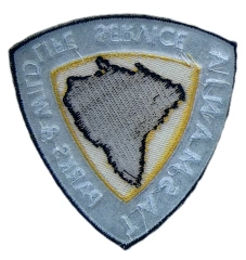 Custom Embroidered Patch Example: Tasmania Parks & Wildlife Service-Back Side