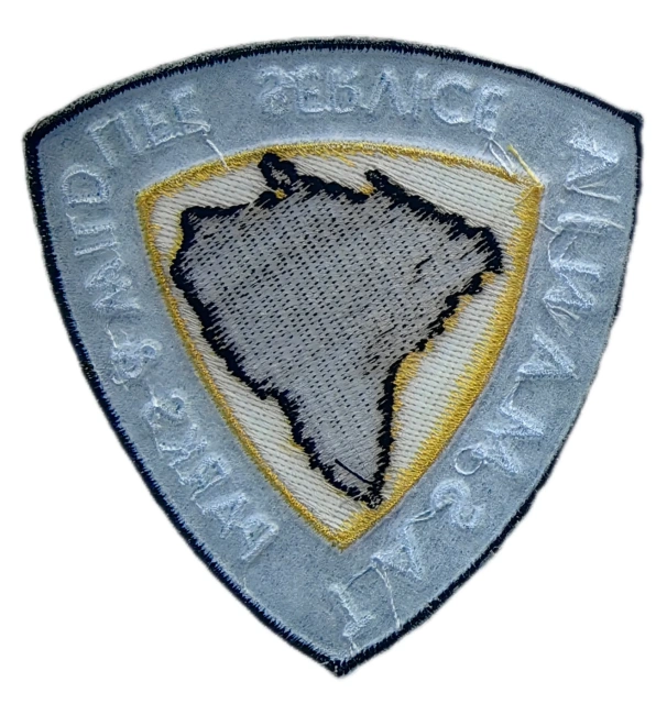 Custom Embroidered Patch Example: Tasmania Parks & Wildlife Service-Back Side