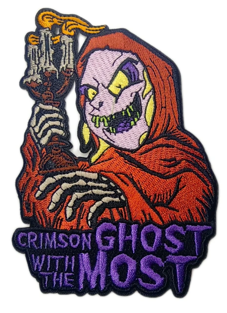 "Crimson Ghost With The Most" Display Sample Patch-Front Side