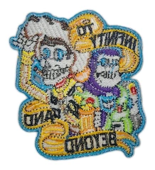 "To Infinity And Beyond" Skeletal Duo Patch-Back Side