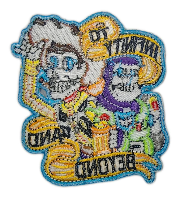 "To Infinity And Beyond" Skeletal Duo Patch-Back Side