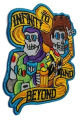 "To Infinity And Beyond" Skeletal Duo Patch-Left Side