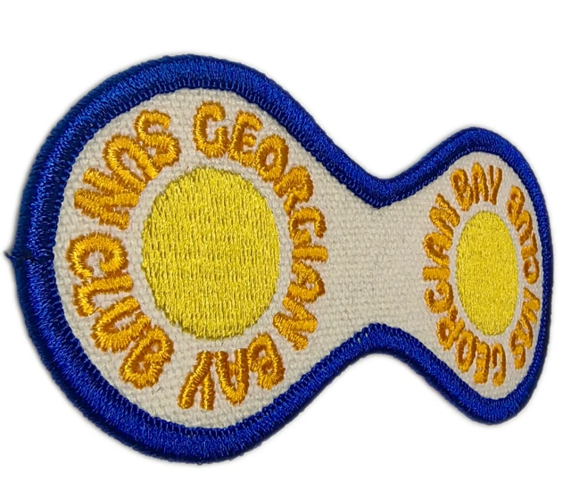 "Georgian Bay Sun Club" Figure-Eight Patch-Left Side