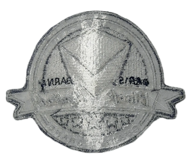 "Block Limited" Monochrome Display Sample Patch-Back Side