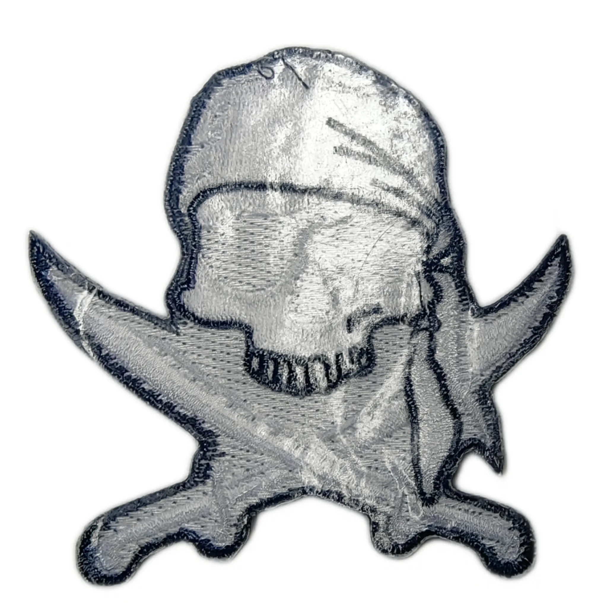 Classic "Jolly Roger" Skull and Crossed Swords-Back Side