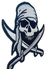 Classic "Jolly Roger" Skull and Crossed Swords-Left Side