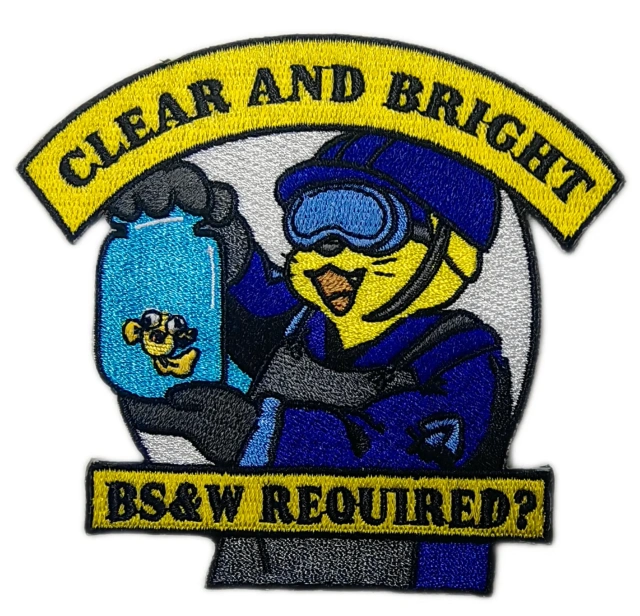 "Clear and Bright" Oilfield/Industrial Patch-Front Side