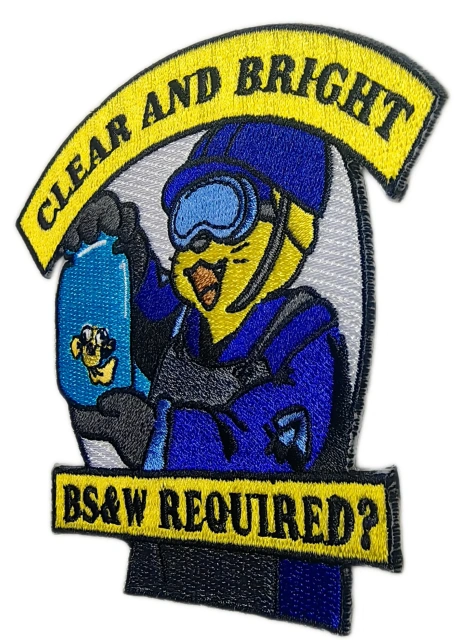 "Clear and Bright" Oilfield/Industrial Patch-Right Side