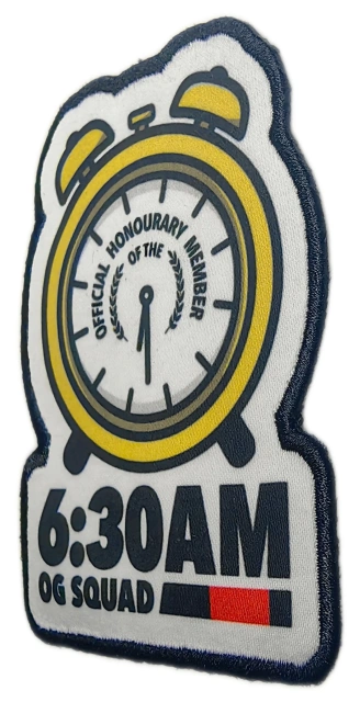 "6:30AM OG Squad" Early Riser Patch-Right Side