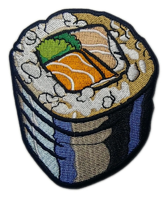 "California Roll" Sushi Display Sample Patch-Front Side