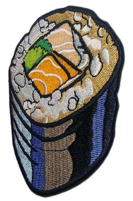 "California Roll" Sushi Display Sample Patch-Right Side