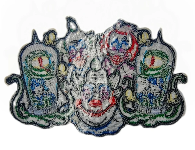 "Space Klowns" (Kang & Kodos Crossover) Patch-Back Side