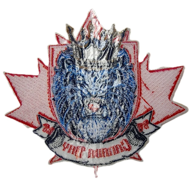 "Canada Day 2018" Lion Mascot Patch-Back Side