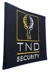 "TND Security" Corporate Logo Patch-Left Side