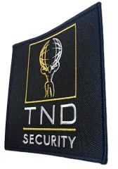 "TND Security" Corporate Logo Patch-Right Side