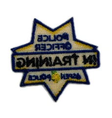 Aspen Police Department "Officer in Training" Patch-Back Side