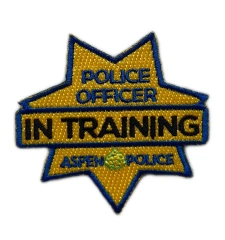 Aspen Police Department "Officer in Training" Patch-Front Side