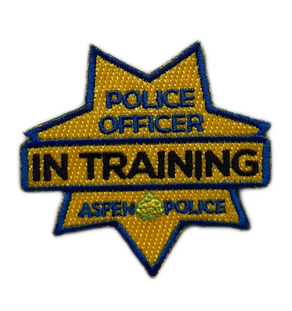 Aspen Police Department "Officer in Training" Patch-Front Side
