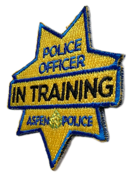 Aspen Police Department "Officer in Training" Patch-Right Side