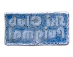Ski Club Puigmal Classic Mountain Logo Patch-Back Side