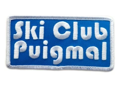 Ski Club Puigmal Classic Mountain Logo Patch-Front Side