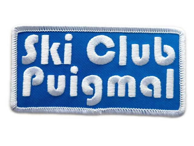 Ski Club Puigmal Classic Mountain Logo Patch-Front Side