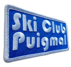 Ski Club Puigmal Classic Mountain Logo Patch-Left Side