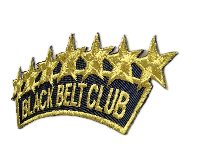 Black Belt Club Custom Rank Achievement Patch-Right Side