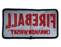 Fireball Cinnamon Whisky Logo Patch-Back Side