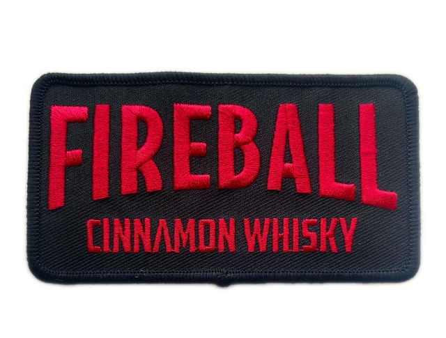 Fireball Cinnamon Whisky Logo Patch-Front Side