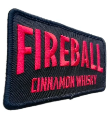 Fireball Cinnamon Whisky Logo Patch-Left Side