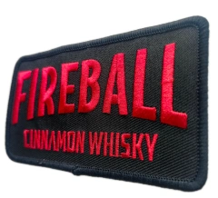 Fireball Cinnamon Whisky Logo Patch-Right Side