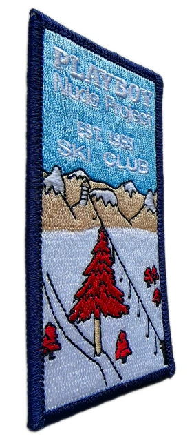 Playboy Nude Project Est. 1953 Ski Club Patch-Left Side