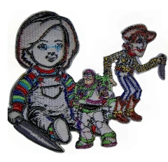 "Toy Story Horror" Crossover Mashup Patch-Back Side